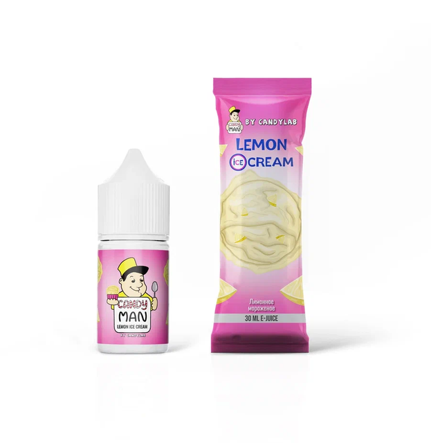 Candy Man Salt 27 мл - Lemon Ice Cream (0 мг)