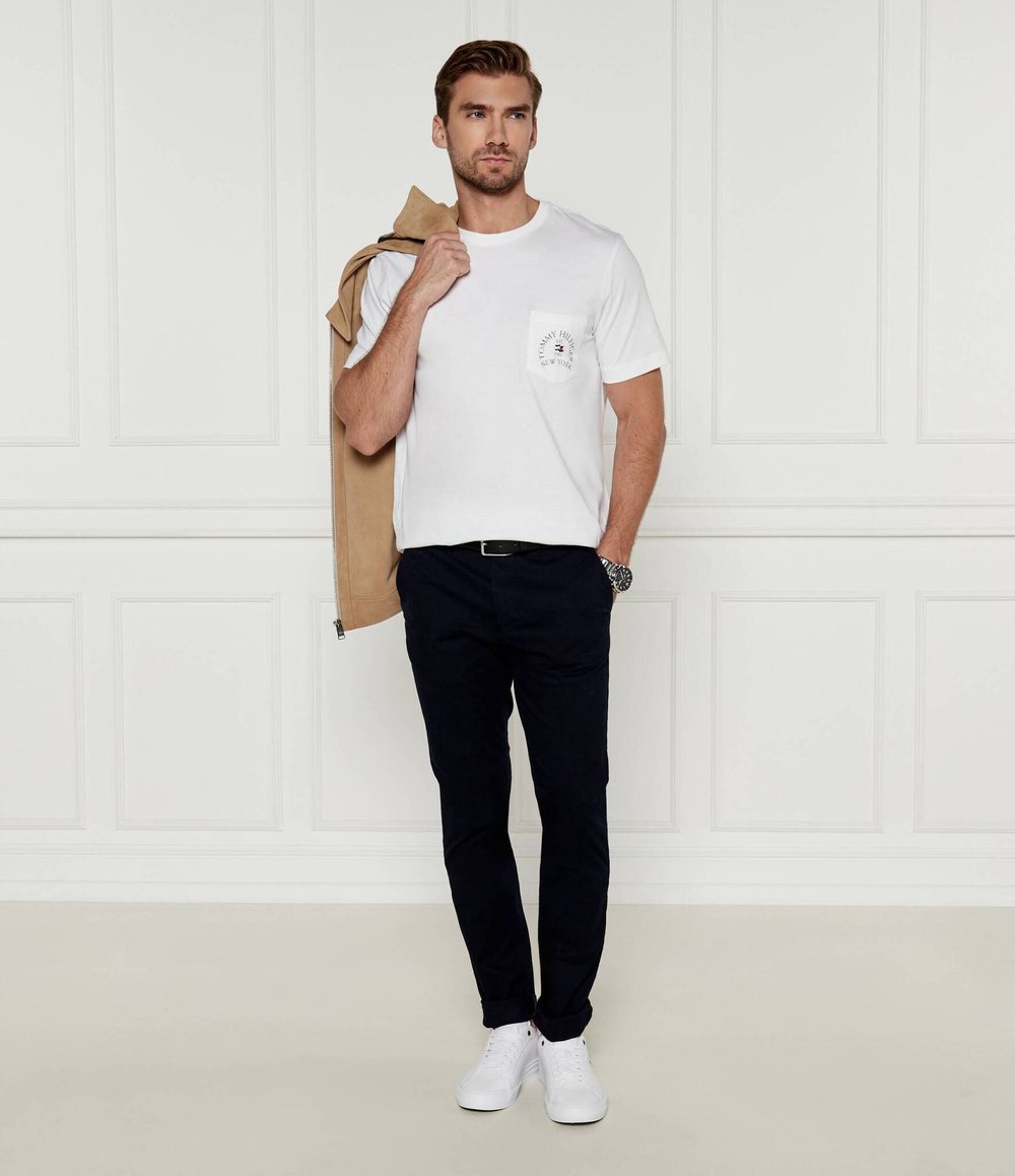 Чиносы BLEECKER ESSENTIAL TWILL Tommy Hilfiger - темно-синий(MW0MW23485)