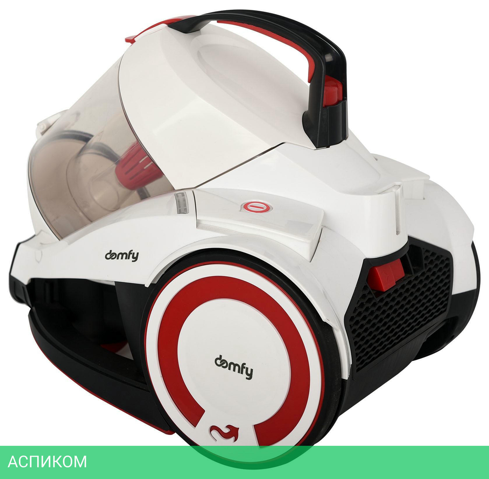 Пылесос Domfy DSC-VC505 белый/красный