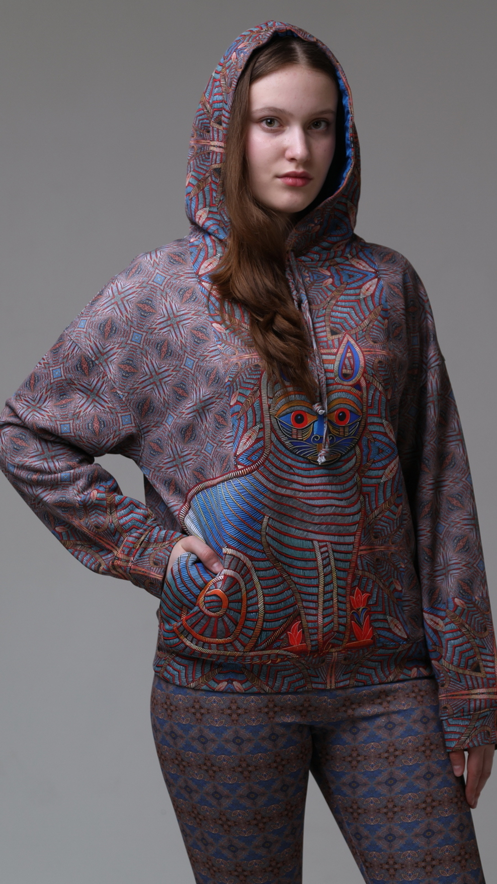 Худи «Кот Казанский» (серия "Русский лубок")