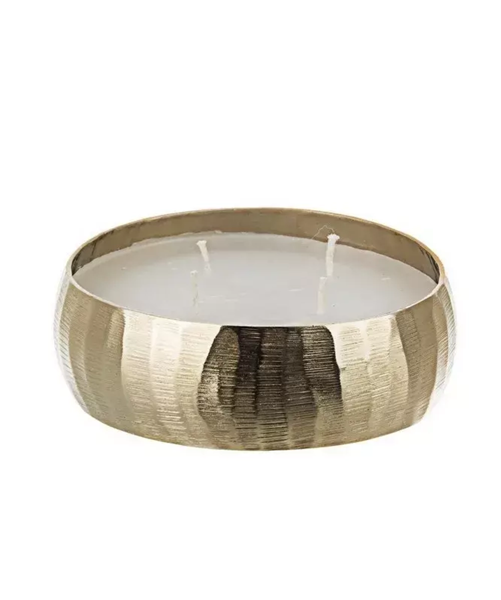 Mensa Home - Свеча 13,5х4,5см 375г золото алюминий / артикул   0184186  / GTIN 00900027