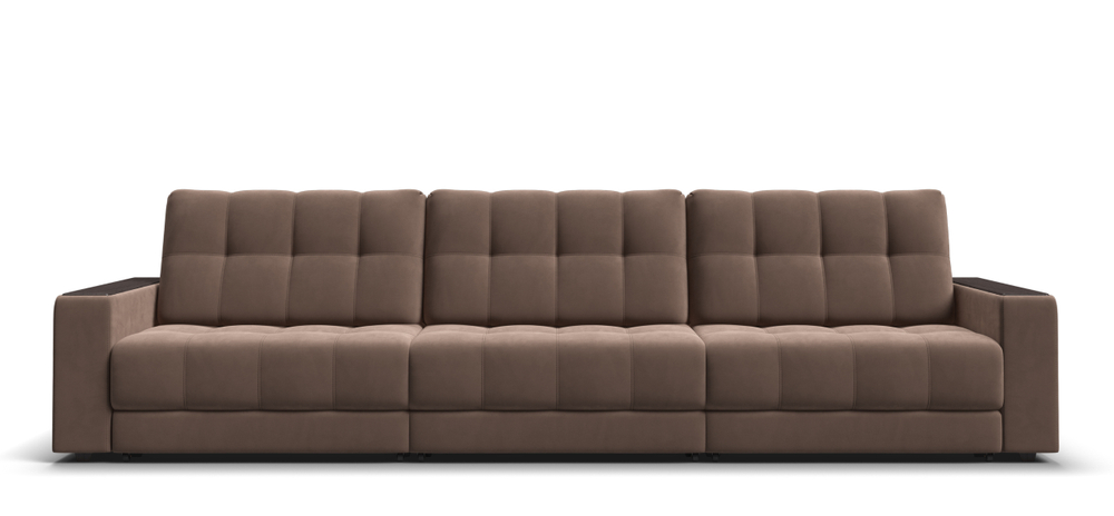 Диван Босс Гранд Велюр Монолит мокко