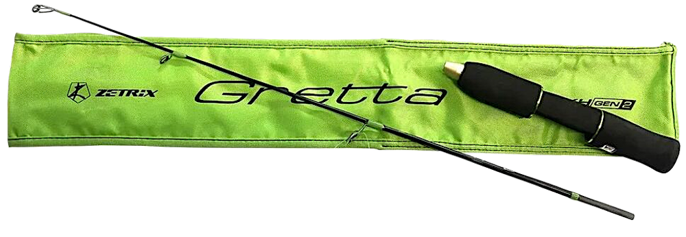 Удочка зимняя Grows Culture Gretta 70H/XH/HH 70см Карбон Ручка EVA Разборная 3хлыста