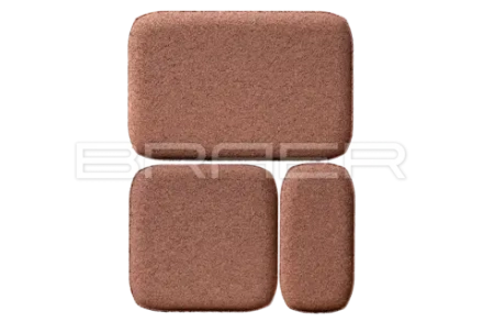 Тротуарная плитка Braer Классико, Винный, 60 мм