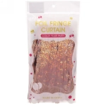 Занавес фольгированный TINSEL «Дождь» ш1м, в2м (галограмма), Шампань