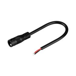 Коннектор выводной DC-MONO-2PIN-L150-F (JACK 5.5, LOCK) (Arlight, -) 032854