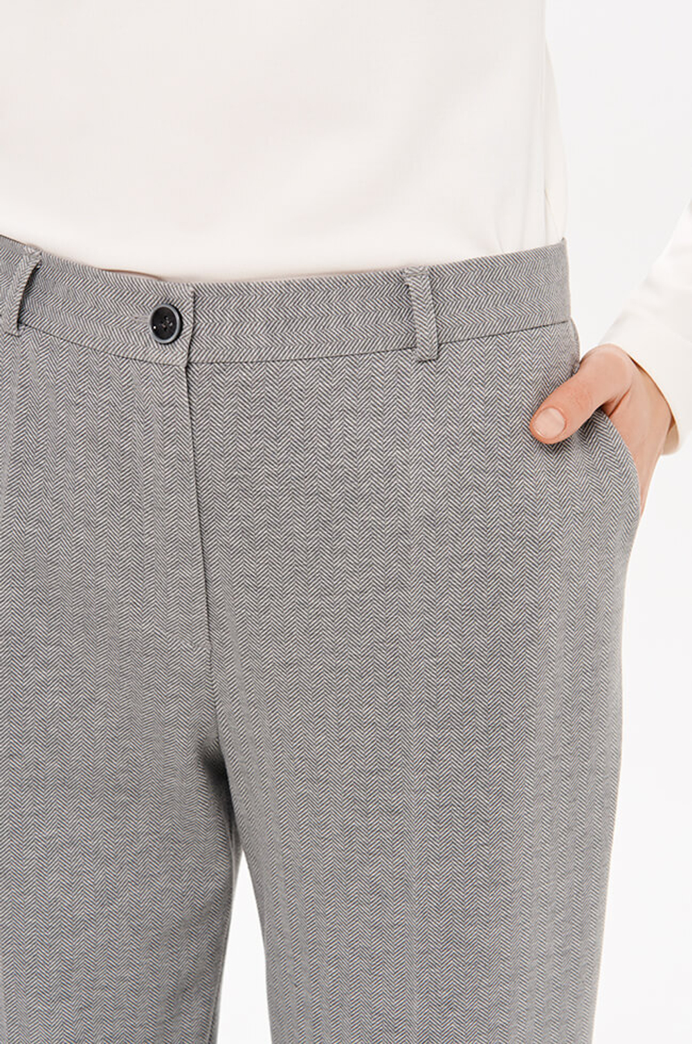 31199 Брюки женские (светло-серый)