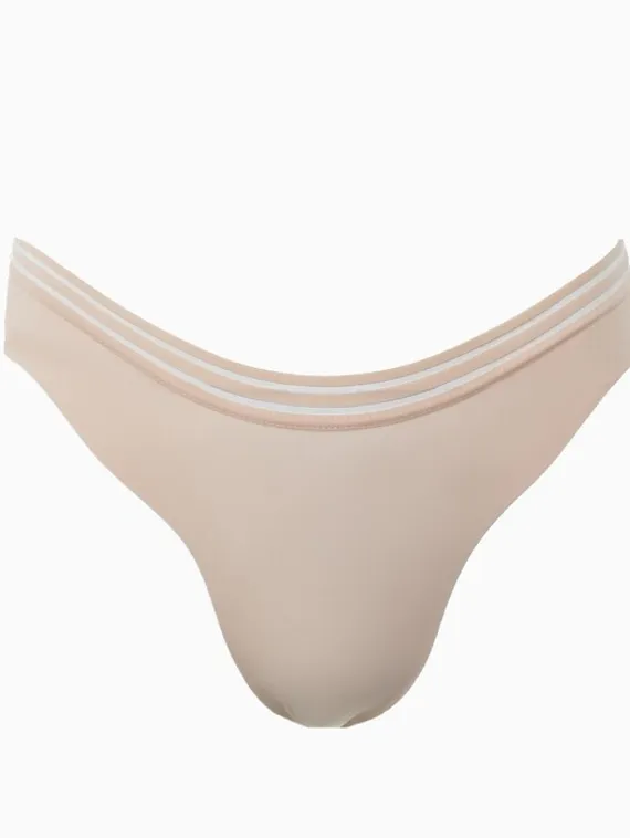 Комплект женский (топ/трусы), цвет бежевый, размер 75В