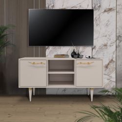 Тумба под ТВ Арт Колор matte 117см Классик Сильвер Серый агат матовый