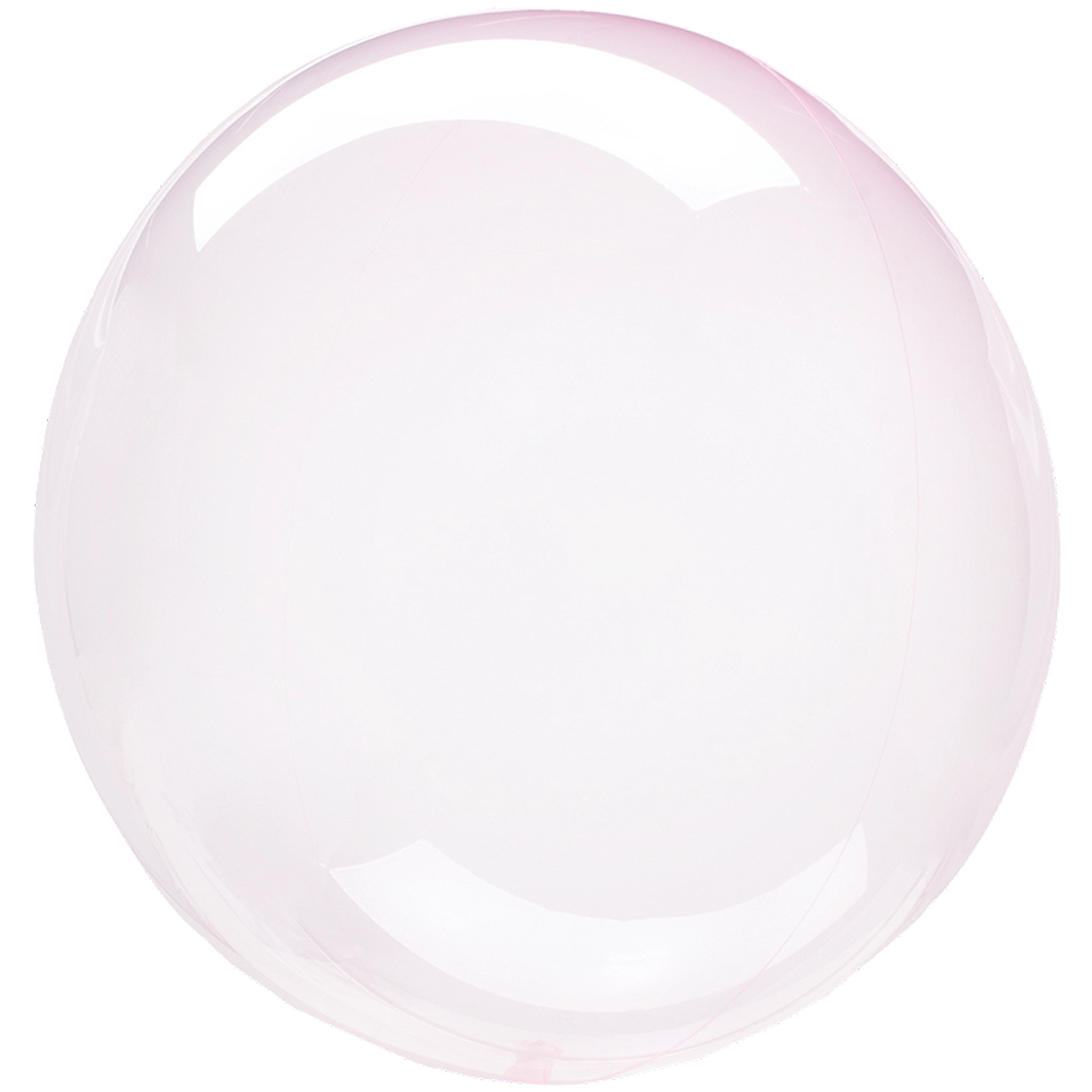 A Сфера 3D Кристал Светло-розовый