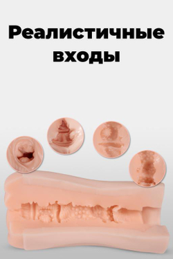 Мастурбатор XISE Beata-2 в виде вагины с функциями всасывания и вибрации