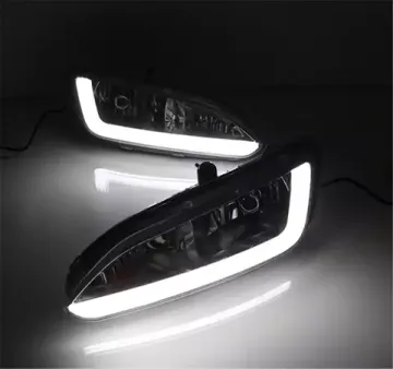 Дневные ходовые огни Хендай Санта Фе 3 2012-2015 V3 type