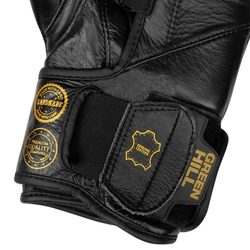 BGPP-2021-0070 Боксерские перчатки Power Padded Training, чёрно-золотые