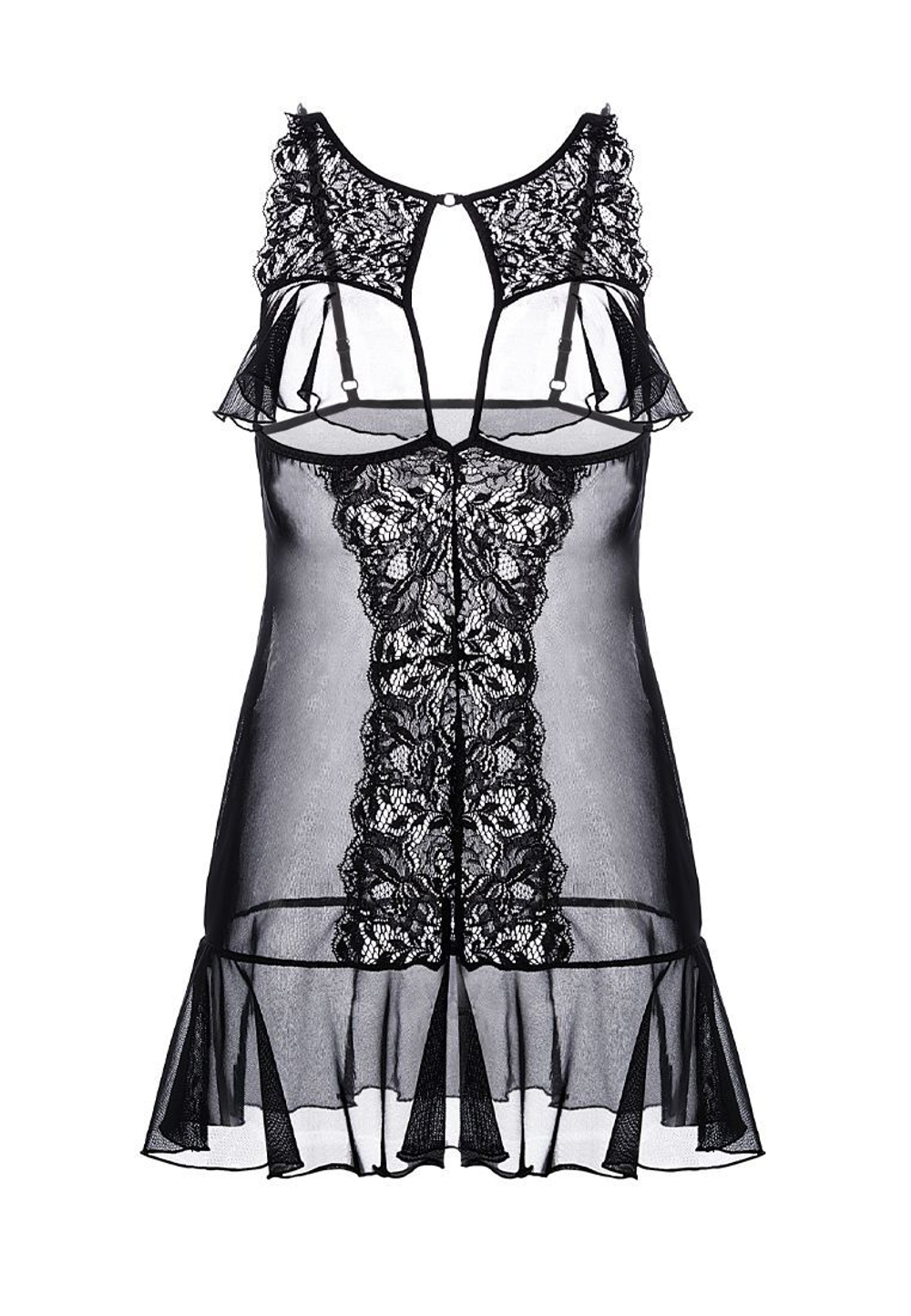 Изысканная сорочка с открытой грудью Margarita (Размер: 42-44) (Цвет: черный)