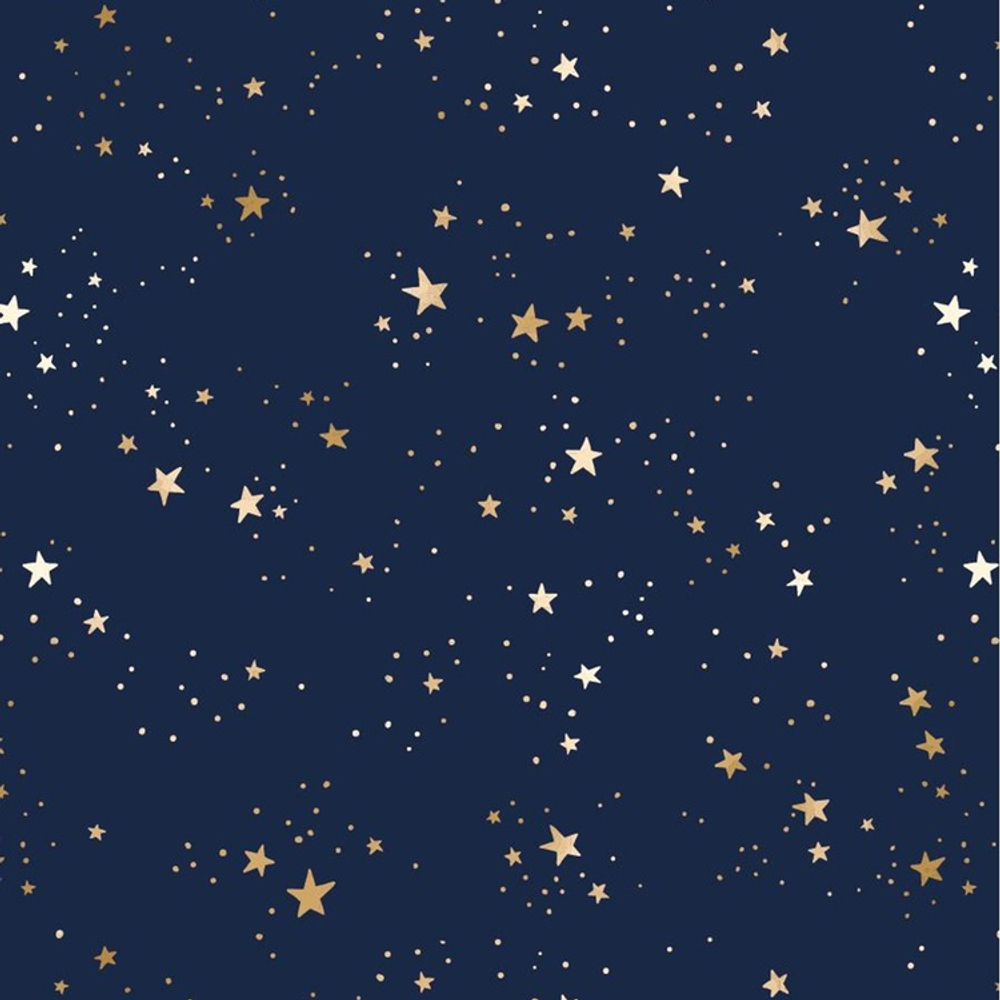 Упаковочная бумага "Звездная ночь" 70х100 см