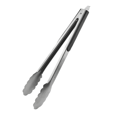 Щипцы для гриля с черн. пласт. накладками на ручке, особо прочные 30 см, дубовый лист, CGPro