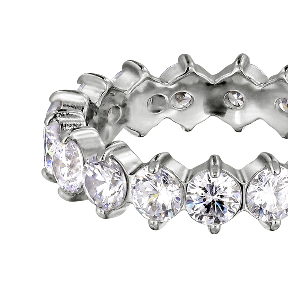 Кольцо Dyrberg Kern MAMBA SS CRYSTAL size II 480183