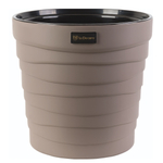 Кашпо "Бархан" со вставкой (12л) Цв. Мокачино