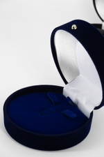 Стильный круглый футляр серии «Романтика» с декоративной косичкой