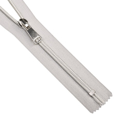 Молния спираль Т5, н/р, L 18 см, серый