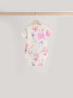 Боди с коротким рукавом для малышей Next E19-739, 3 шт., Молочный, Белый, Голубой