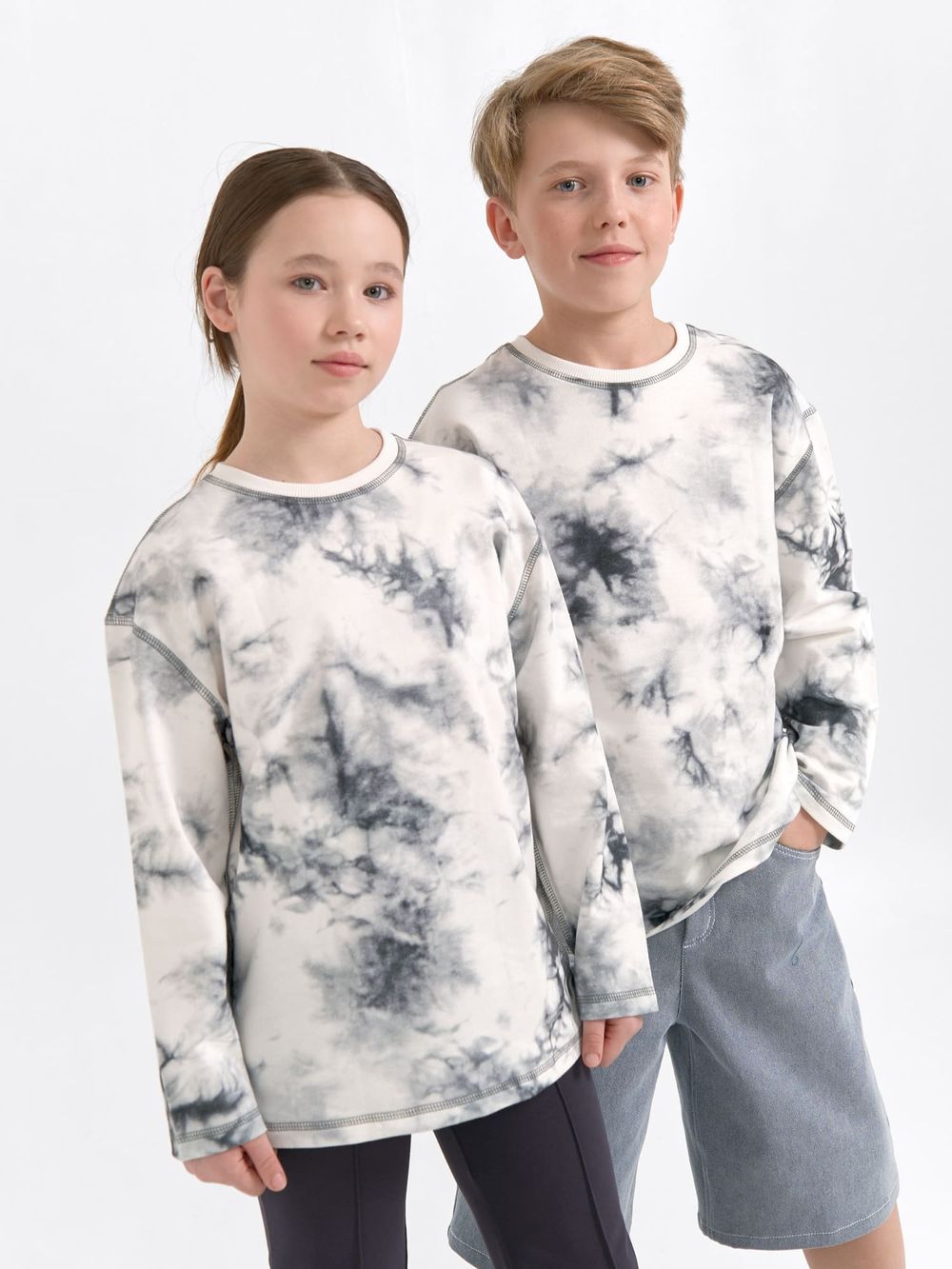 Свитшот облегченный "Мрамор" 7+