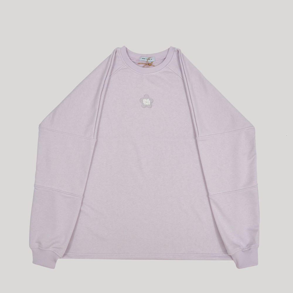 Raglan Sweatshirt LOGO Orchid Hush