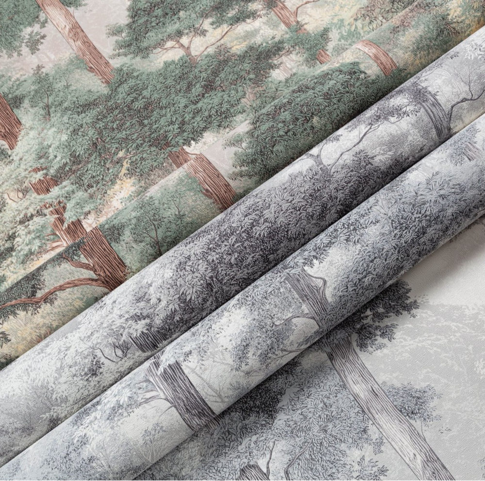Обои виниловые TC72703-14 ТРЕНД Энергия леса PALITRA TREND сюжетный рисунок, размер 1,06х10 м