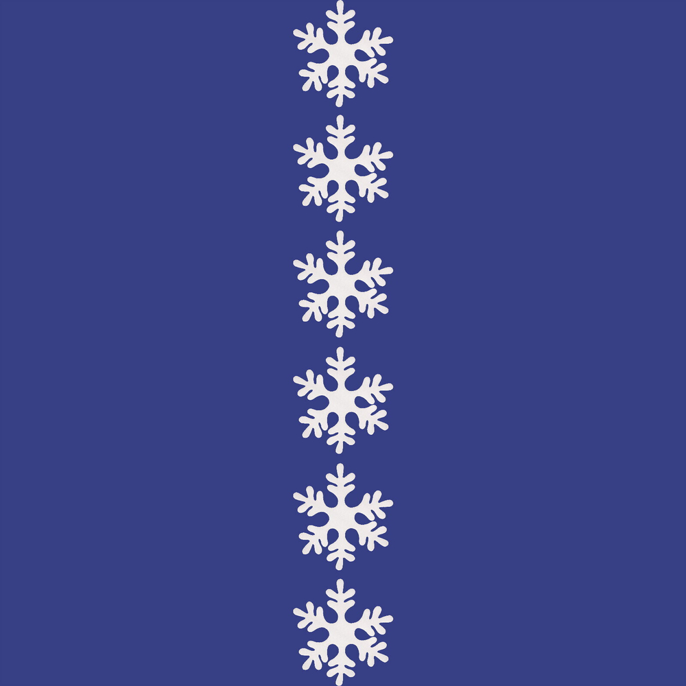 Украшение новогоднее «Искристые снежинки» (набор 6 шт) , 20 см