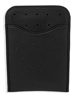 Футляр для визитных и кредитных карт CROSS FV цвет черный кожа перфорированная с зажимом для банкнот (AC122-1)