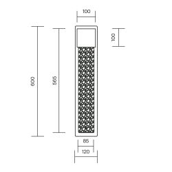 Светильник настенный Maytoni   MOD474WL-L30B3K