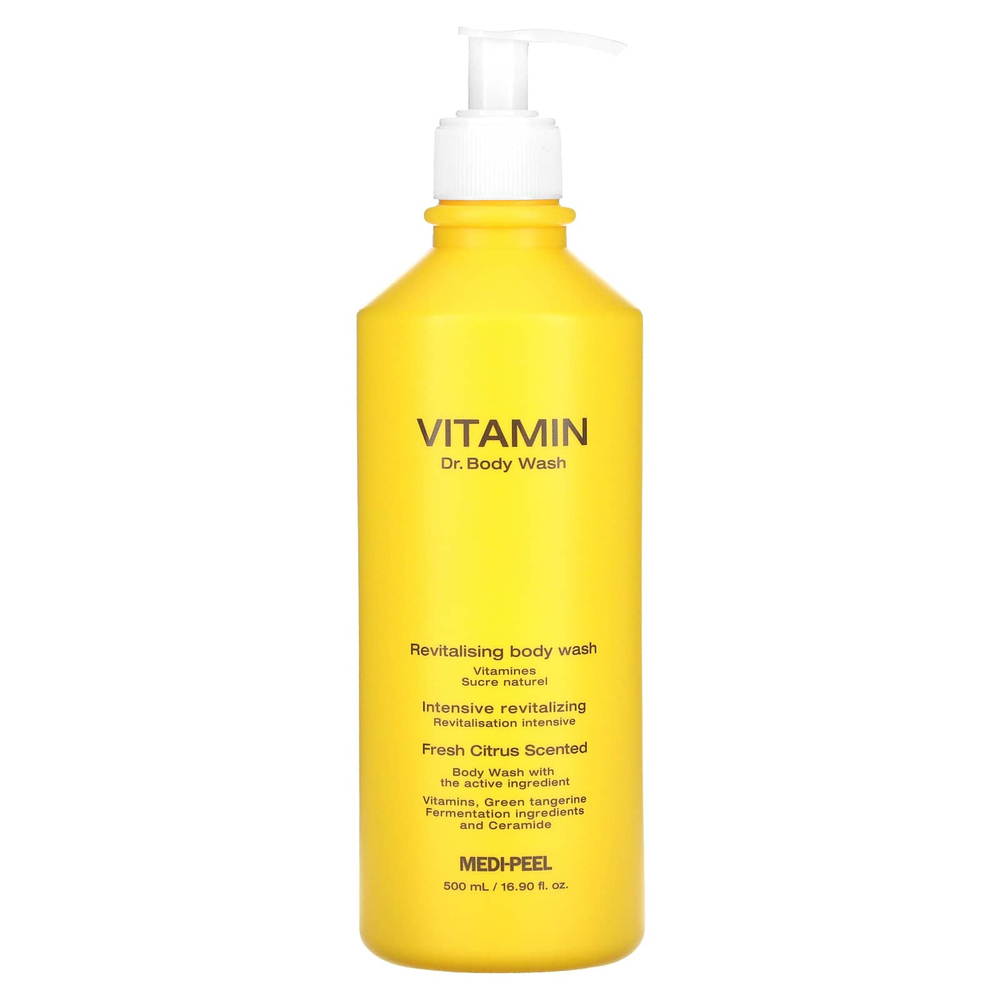Medi-Peel, Dr. Гель для душа, восстанавливающее гель для душа, со вкусом цитрусовых, 500 мл (16,9 жидк. унц.)