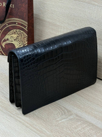 Борсетка Stefano Ricci из кожи крокодила