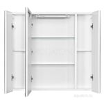 Зеркальный шкаф AQUATON Мадрид 80 М со светильником белый 1A175202MA010
