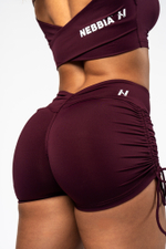 Шорты Lace-Up Sculpting Shorts OWN YOUR POWER 429 бордовые