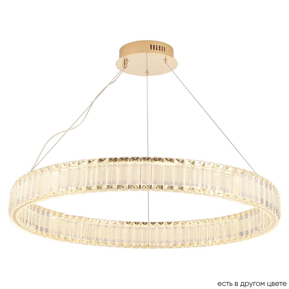 Подвесной светодиодный светильник Crystal Lux Musika SP70W Led Gold