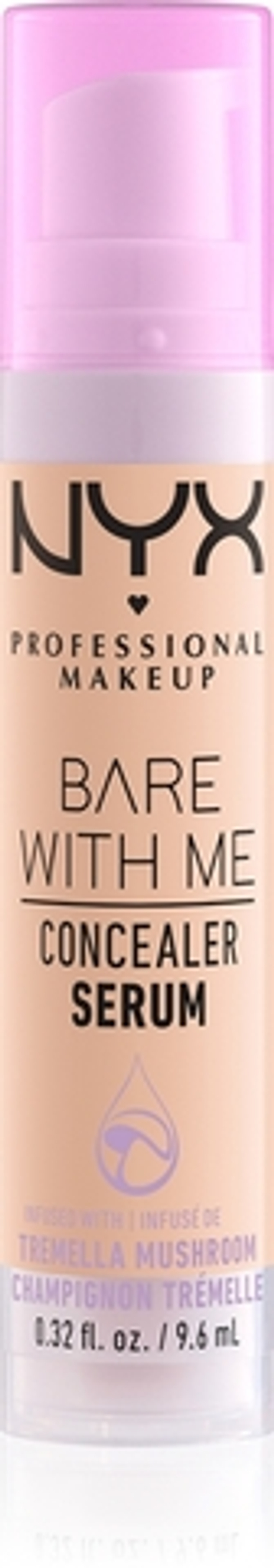 NYX Professional Makeup Bare With Me Concealer Serum - Корректор увлажняющий 2 в 1 оттенок 03 Vanilla, 9 ml