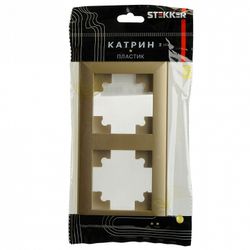 Рамка на 2 поста Stekker Катрин 49607