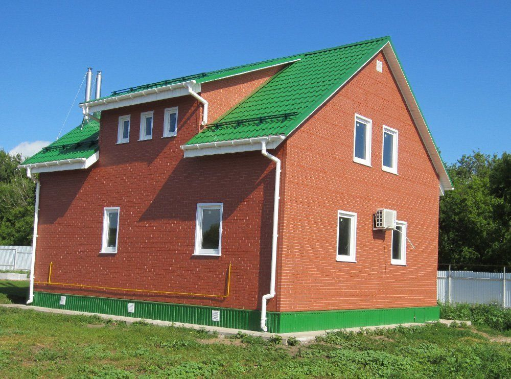 Фасадная панель Docke-R Berg 1130х460 мм (Кирпичный) 0,44 м2