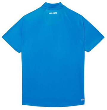 Мужское теннисное поло Lacoste Tennis x Novak Djokovic On Court - небесный