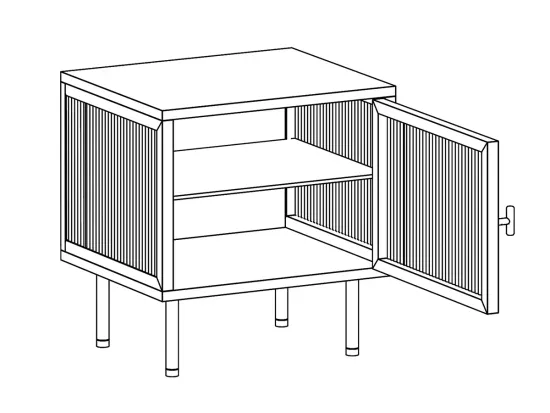 Тумба прикроватная правая The One 920344