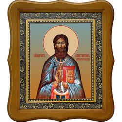 Константин Пятикрестовский, священномученик, пресвитер. Икона на холсте.