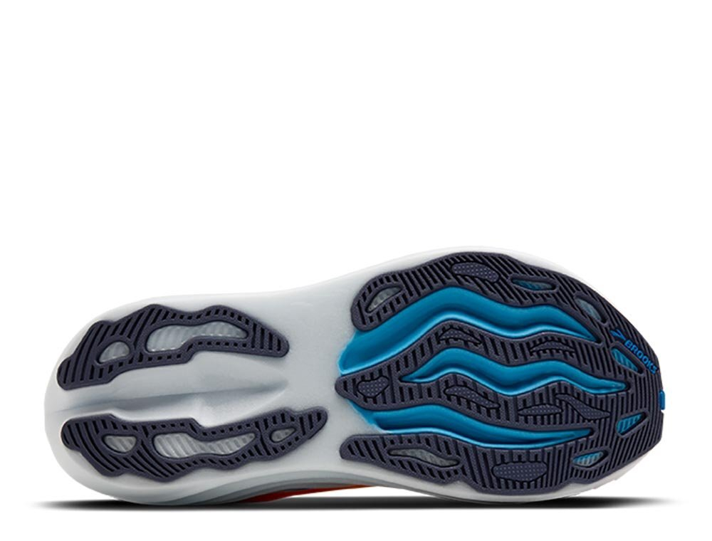 Кроссовки для бега мужские Brooks Glycerin Max M Оранжево-Синие