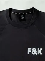 Лонгслив Hardlunch F&K черный