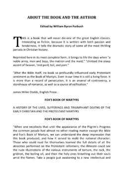 Foxe's Book of Martyrs | John Foxe