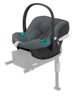 Коляска 3 в 1 Cybex Priam IV Chrome Brown complete и автокресло Aton B2 i-Size Steel Grey Leaf Green