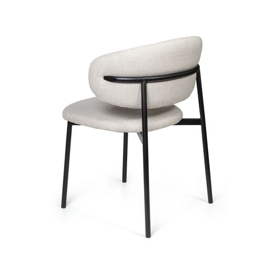 Стул Adele, ткань, светло-серый