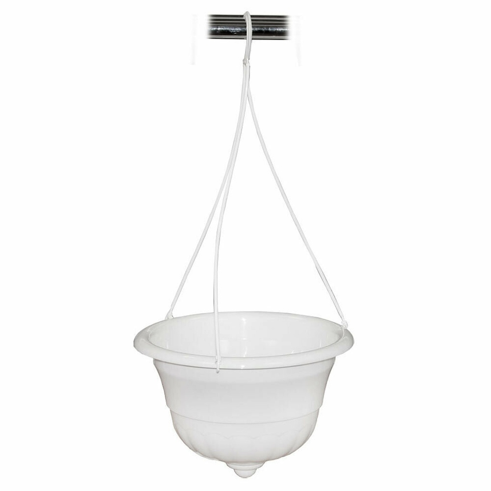 Горшок-кашпо Грация 4,5л подвесной, белый