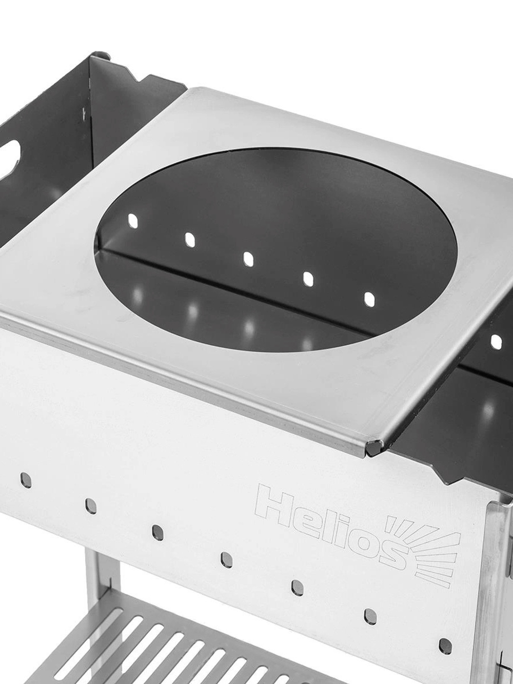 Мангал Helios разборный со столиком и подставкой под казан 2мм, сумка (T-M-S-PK)