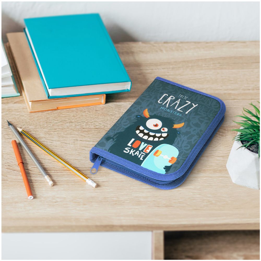 Пенал 1 отделение, 190*130 ArtSpace "Monsters", ткань